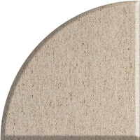 Rond Tafelkleed Gecoat Jacquard -  Ø 160 cm - Effen linnenmix Beige