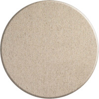 Rond Tafelkleed Gecoat Jacquard -  Ø 160 cm - Effen linnenmix Beige