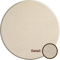 Rond Tafelkleed Gecoat -  Ø 140 cm - Linnen look effen - Beige