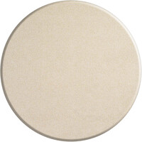 Rond Tafelkleed Gecoat -  Ø 180 cm - Linnen look effen - Beige