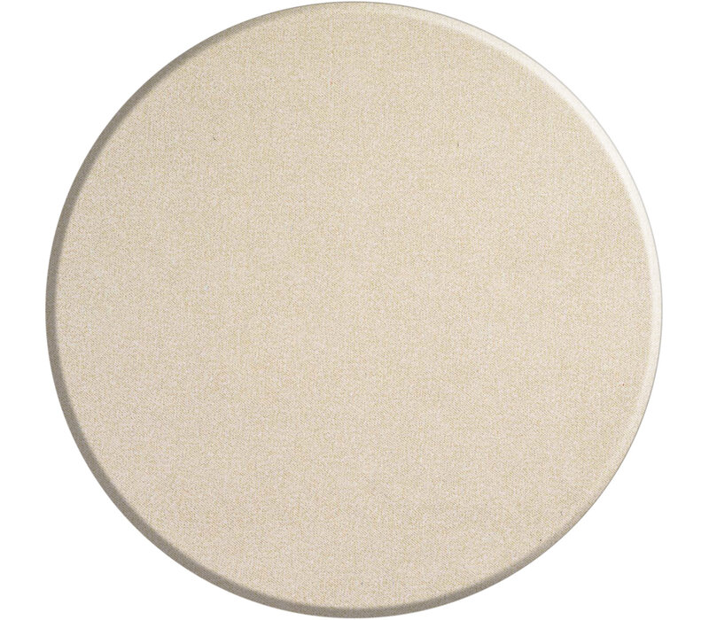Rond Tafelkleed Gecoat -  Ø 180 cm - Linnen look effen - Beige