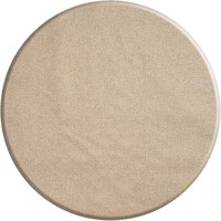 Rond Tafelkleed Gecoat -  Ø 180 cm - Linnen look effen - Taupe