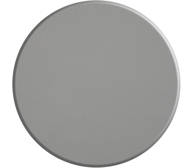 Rond Tafelkleed Gecoat -  Ø 160 cm - Linnen look effen - Grijs