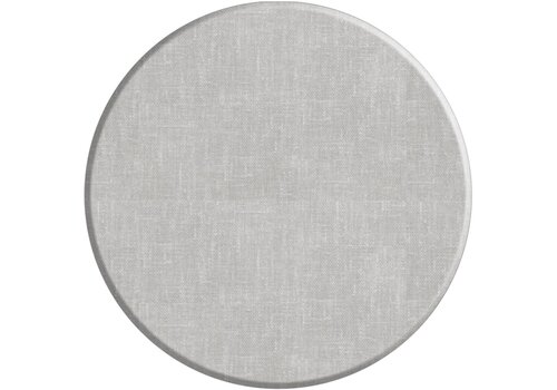 MixMamas Rond Tafelzeil-  Ø 180 cm - Linnen look  Lichtgrijs