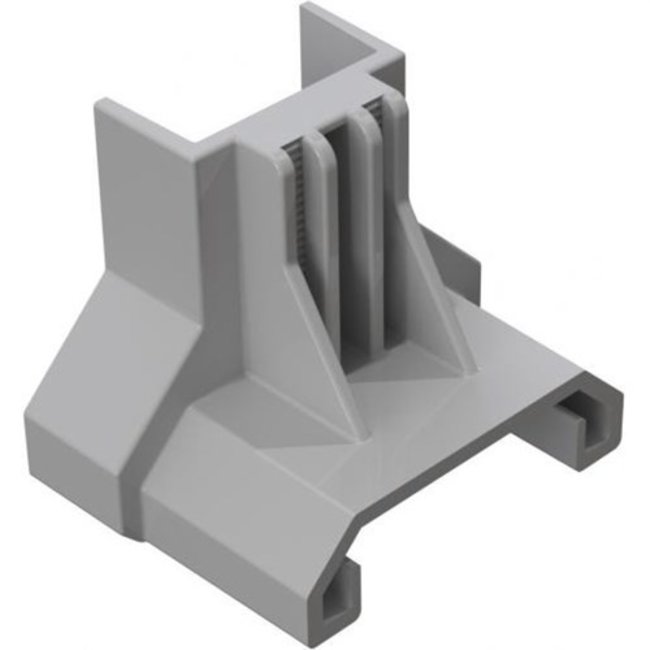 1008065 - end clamp support grey for trapezoidal metal roofs
