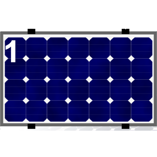 Clickfit EVO set rij van 1 paneel Landscape