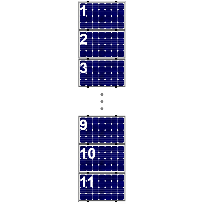 Clickfit EVO set rij van 11 panelen Landscape