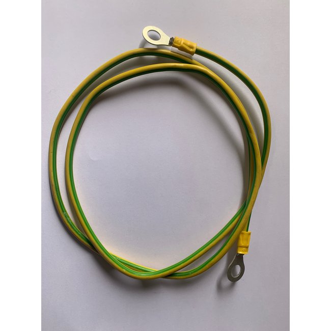 Aardekabel 2 meter + M8 oogschoenen