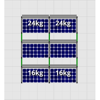 Flatfix Fusion sets Flatfix Fusion set 3 rijen van 2 panelen zwart