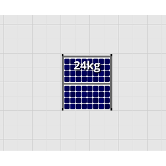 Flatfix Fusion sets Flatfix Fusion set 1 rij van 2 panelen zwart O/W