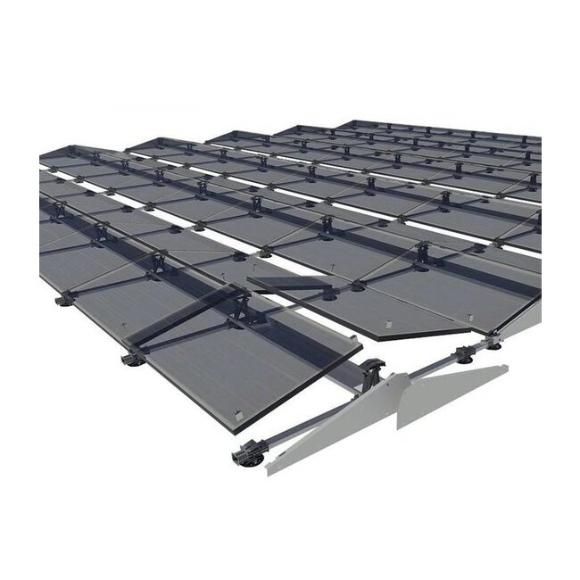 Flatfix Fusion set 4 rijen van 2 panelen zwart O/W