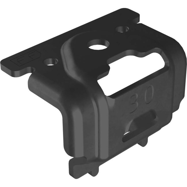 1004430 - Flatfix End clamp 30mm Black