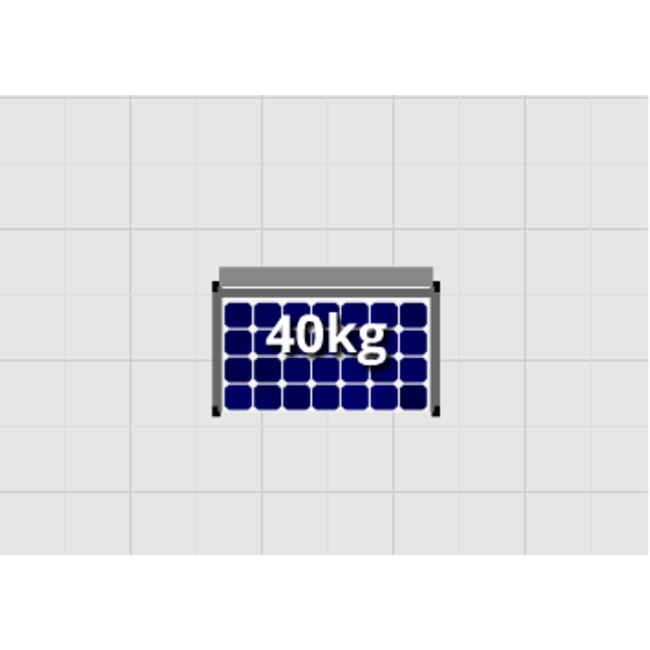 Flatfix Fusion set 1 rij van 1 panelen aluminium 2100 Serie