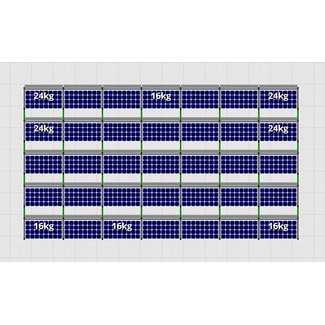 Flatfix Fusion sets Flatfix Fusion set 5 rijen van 7 panelen zwart 2100 Serie