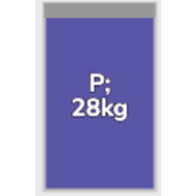 Flatfix Fusion set 1 rij van 1 paneel zwart Portrait