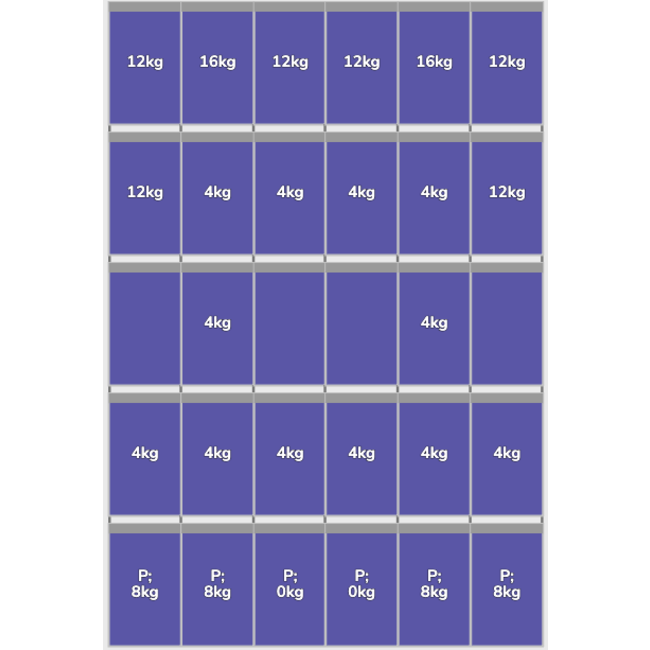 Flatfix Fusion set 5 rijen van 6 panelen zwart Portrait
