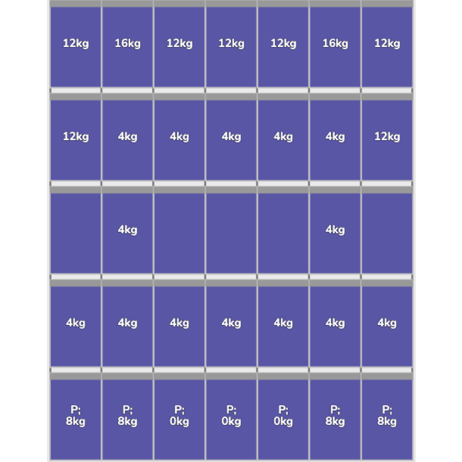 Flatfix Fusion set 5 rijen van 7 panelen zwart Portrait