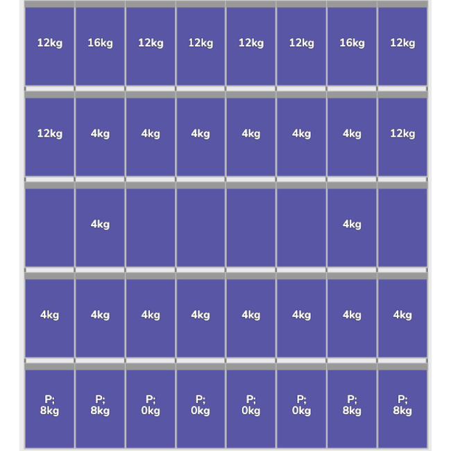 Flatfix Fusion set 5 rijen van 8 panelen zwart Portrait