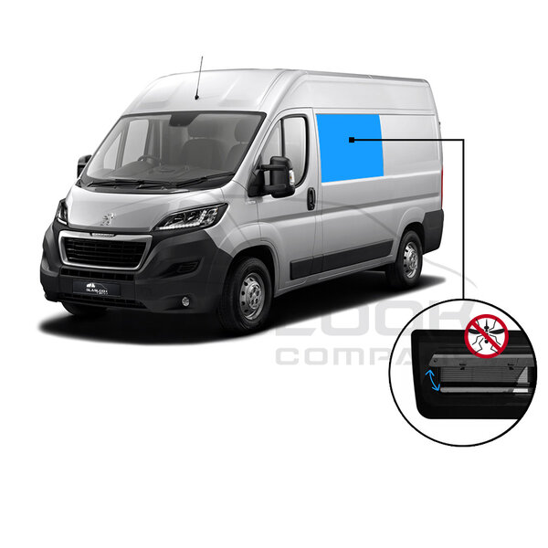 DUCATO/BOXER/JUMPER  KLAPRAAM MIDDEN MET HOR LINKS