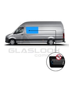 SPRINTER/CRAFTER  KLAPRAAM MIDDEN MET HOR LINKS