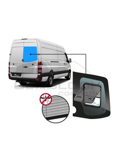  SPRINTER/CRAFTER ACHTERRUIT MET KLAP RUIT  MET HOR RECHTS