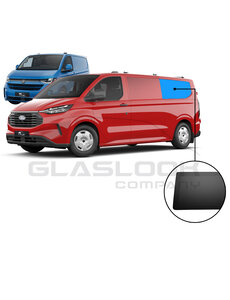  TRANSIT CUSTOM 2024 GLASLOOKPANEEL LINKS LANGE WIELBASIS