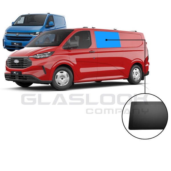 TRANSIT CUSTOM 2024 GLASLOOKPANEEL LINKS  MIDDEN