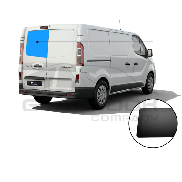 TALENTO/TRAFIC/VIVARO/NV300 PRIVACY INBOUWRUIT ACHTERDEUR LINKS