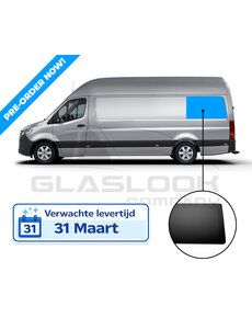  SPRINTER/CRAFTER GLASLOOKPANEEL LINKS ACHTERSTE ZIJKANT  WIELBASIS 3   SPRINTER/CRAFTER GLASLOOKPANEEL LINKS ACHTERSTE ZIJKANT  WIELBASIS 3