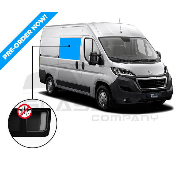 DUCATO/BOXER/JUMPER SCHUIFRAAM MET HOR PRIVACY RECHTS