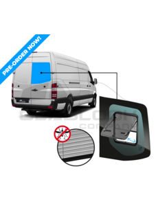  SPRINTER ACHTERRUIT MET KLAP RUIT  MET HOR RECHTS  new model