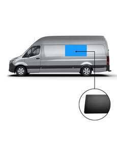  SPRINTER/CRAFTER GLASLOOKPANEEL LINKS MIDDEN  WIELBASIS 3