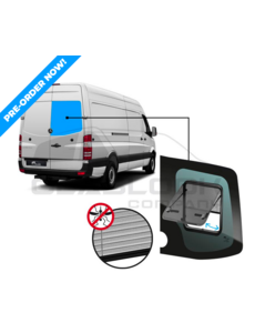  SPRINTER/CRAFTER ACHTERRUIT MET KLAP RUIT  MET HOR RECHTS