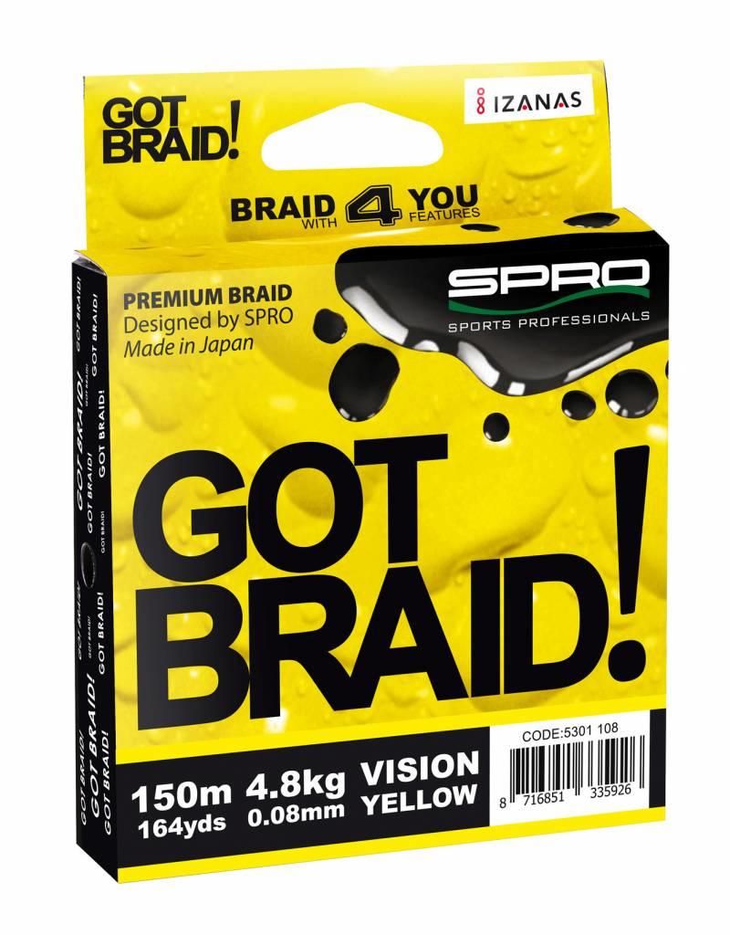 Spro Spro Got Braid 150m Yellow