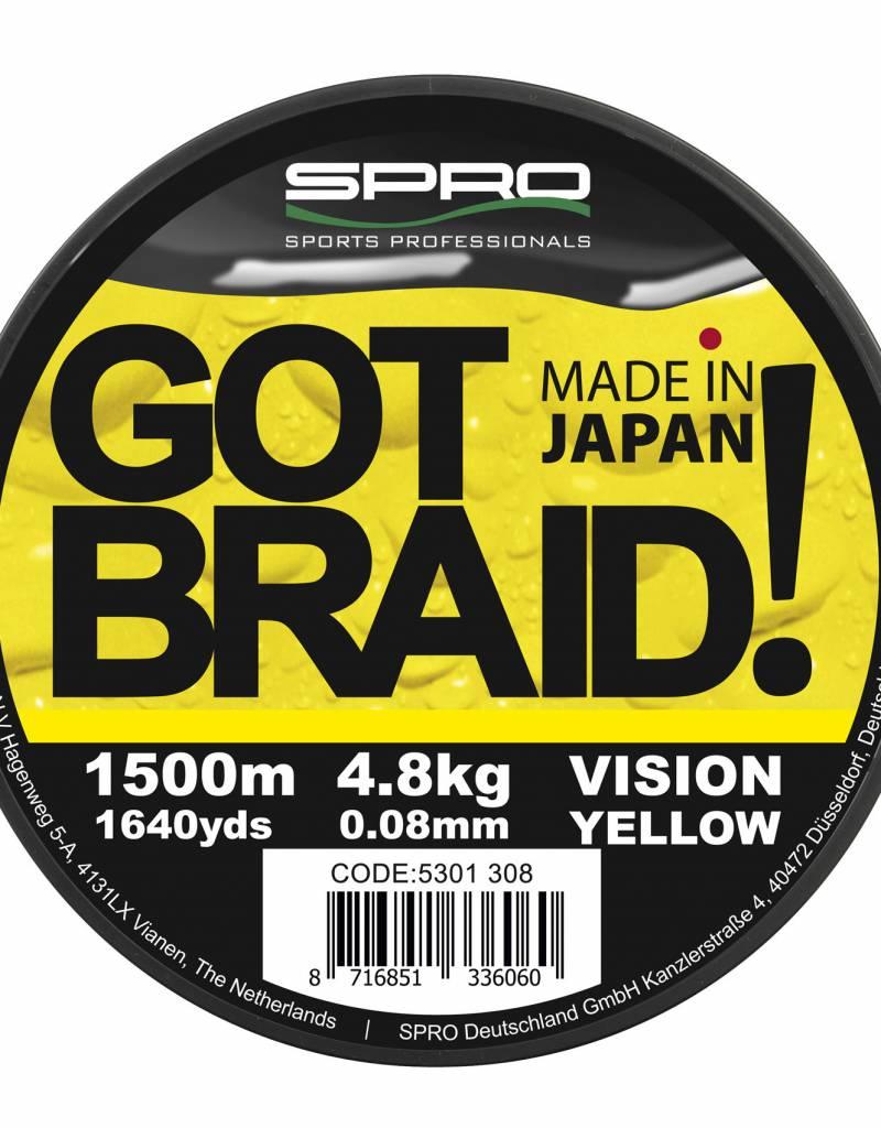 Spro Spro Got Braid 150m Yellow