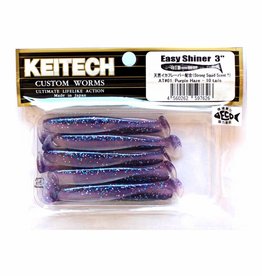 Keitech Keitech Easy Shiner - 7,6cm - Purple Haze - 10 stuks