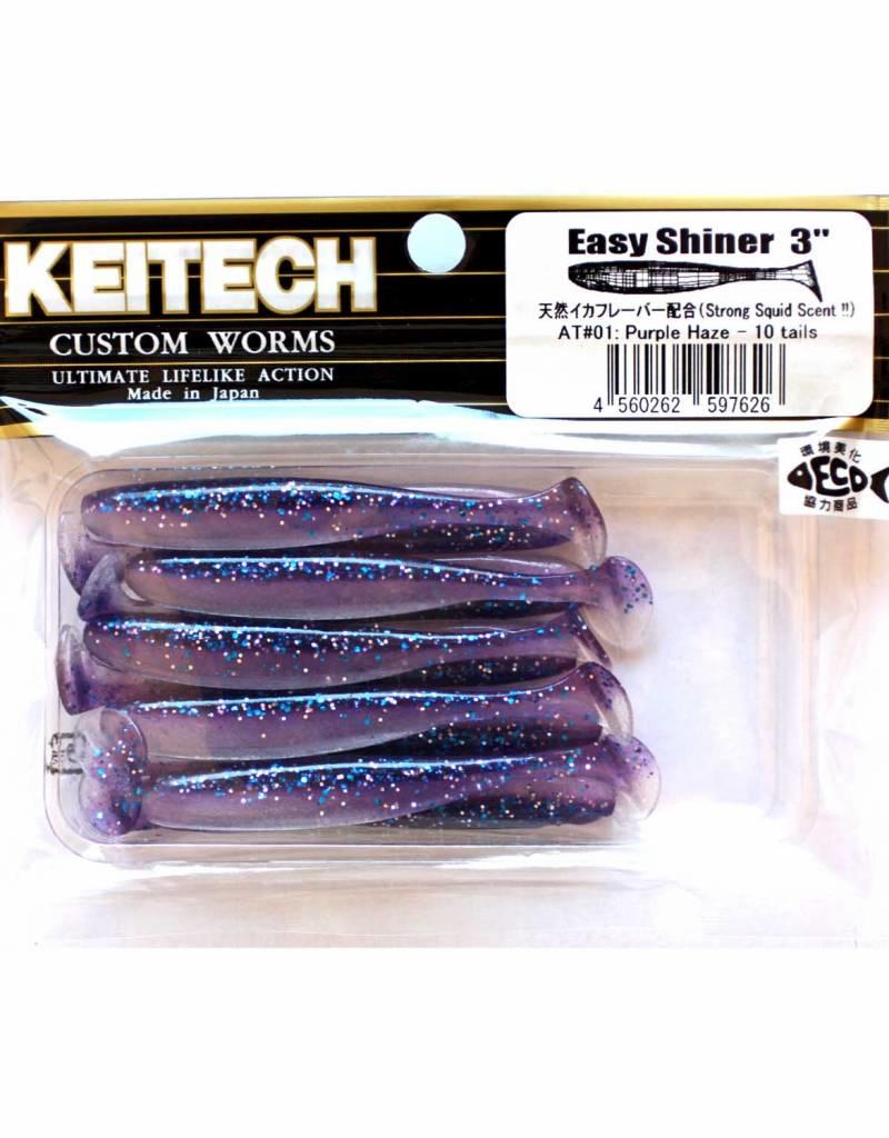 Keitech Keitech Easy Shiner - 7,6cm - Purple Haze - 10 stuks