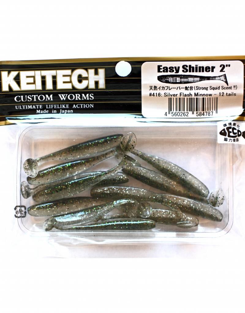 Keitech Keitech Easy Shiner - 5cm - Silver Flash Minnow - 12 stuks