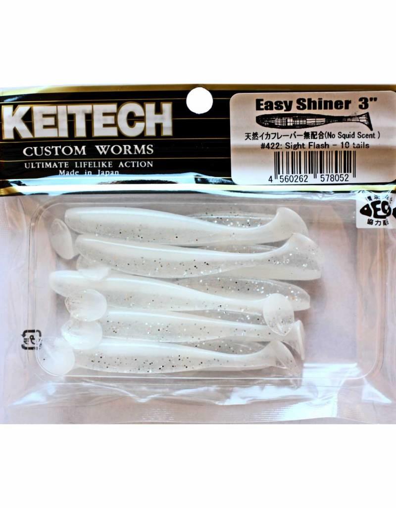 Keitech Keitech Easy Shiner - 7,6cm - Sight Flash - 10 stuks