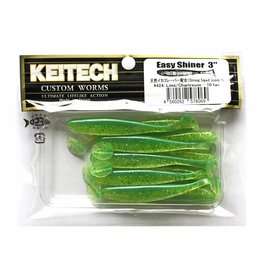 Keitech Keitech Easy Shiner - 7,6cm - Lime Chartreuse - 10 stuks