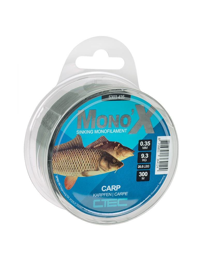 CTEC - Mono' X Nylon - Carp | karper Standaard nylon - Hengelsport Webshop