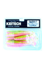 Keitech Keitech Easy Shiner - 10cm - Lemon bubblegum - 7stuks