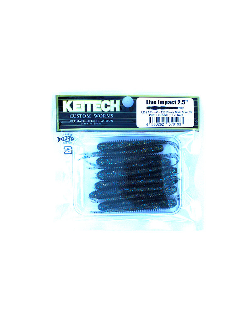 Keitech Keitech - Live impact - 6.3cm - Bluegill - 12 stuks