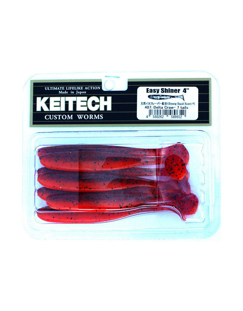 Keitech Keitech Easy Shiner - 5cm - Delta Crawl - 12 stuks