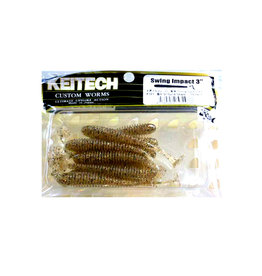 Keitech Keitech - Swing impact - 6.3cm - Gold Flash Minnow- 10 stuks