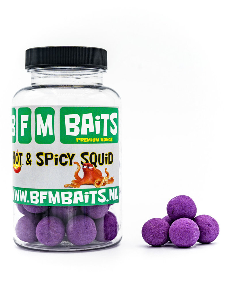 BFM Baits BFM Baits - Hot & Spicy Squid Pop-Ups 15mm