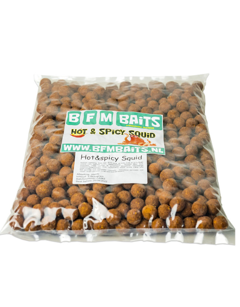 BFM Baits BFM Baits  Hot & Spicy Squid Boilies