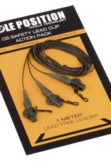 Strategy Pole position Cs Safety Lead Clip Action Pack 65lb