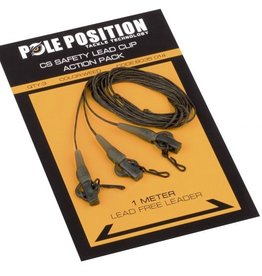 Strategy Pole position Cs Safety Lead Clip Action Pack 65lb