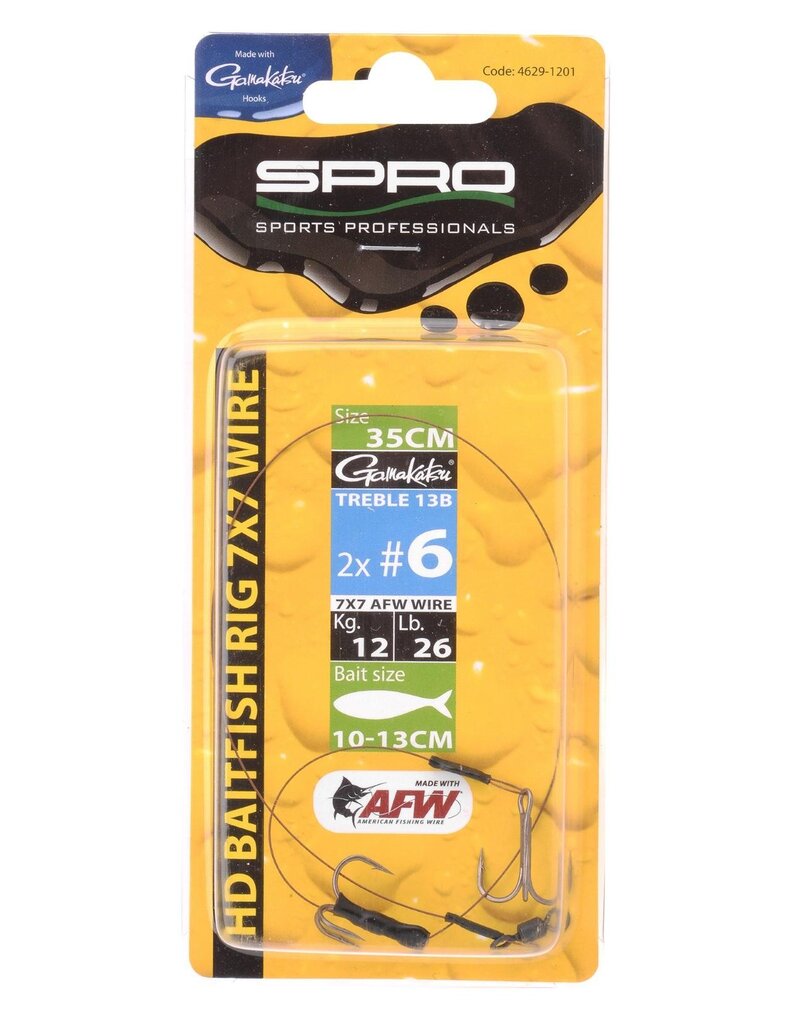 Spro Spro Hd Baitfish Rig 7x7 Wire Dubbele Dreg